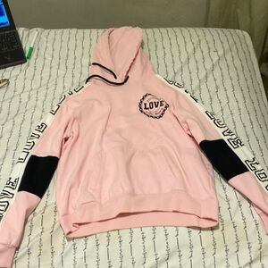 Iris, S, pink black and white